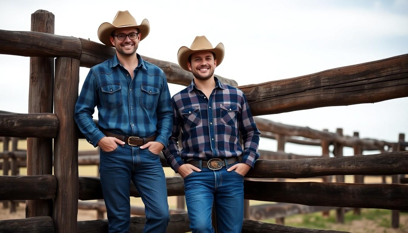 casual mens western wear